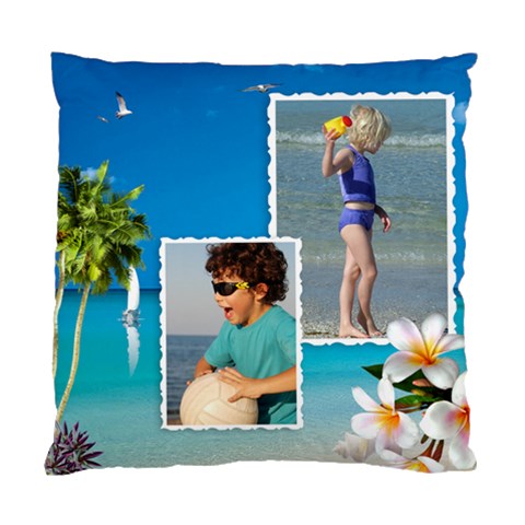 Beach House Cushion Case (2 Sided) By Deborah Front