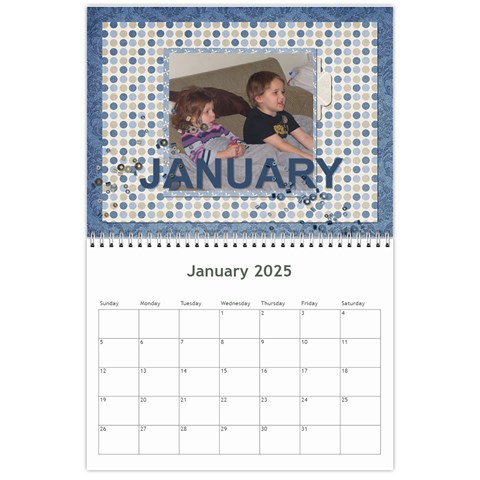 2025 Calendar By Martha Meier Jan 2025