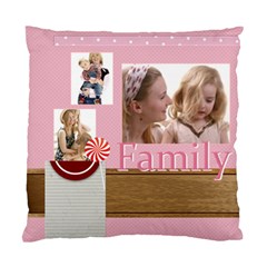 family - Standard Cushion Case (One Side)