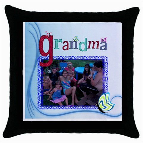 Grandma s Throw Pillow By Kim Blair Front