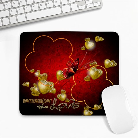 Remember The Love Mouse Pad By Elena Petrova 9.25 x7.75  Mousepad - 1