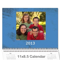 calendar 2013 - Wall Calendar 11  x 8.5  (12-Months)