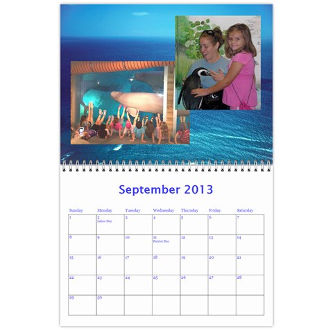 Calendar 2013 By Janet Andreasen Sep 2013