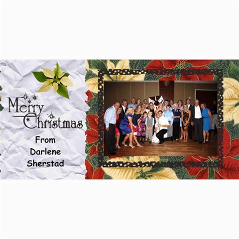 Mom s 2012 Christmas Card By Sam Sherstad 8 x4  Photo Card - 9