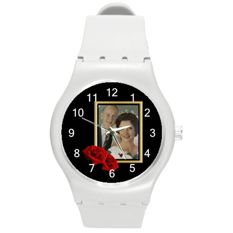 Our Celebration Round Plastic Sport Watch Medium By Deborah Front