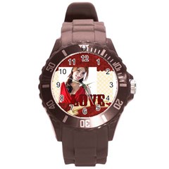 love - Round Plastic Sport Watch (L)