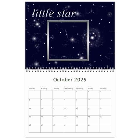 Twinkle Twinkle A Star Is Born 2025 Calendar By Catvinnat Oct 2025