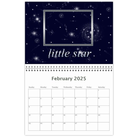 Twinkle Twinkle A Star Is Born 2025 Calendar By Catvinnat Feb 2025