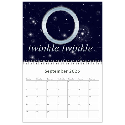 Twinkle Twinkle A Star Is Born 2025 Calendar By Catvinnat Sep 2025