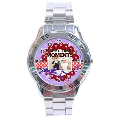 happy memonts - Stainless Steel Analogue Watch