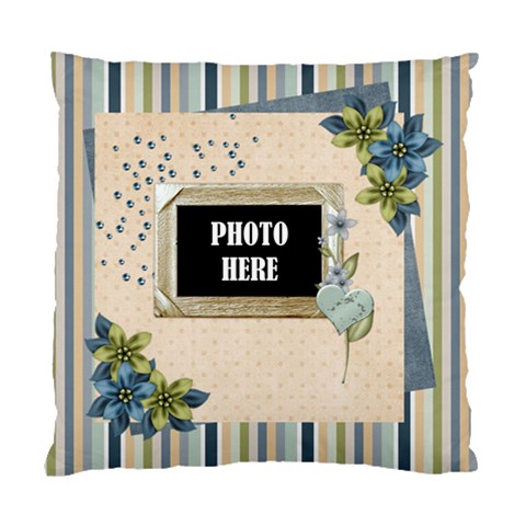 My Blue Inspiration Cushion 1 By Lisa Minor Front