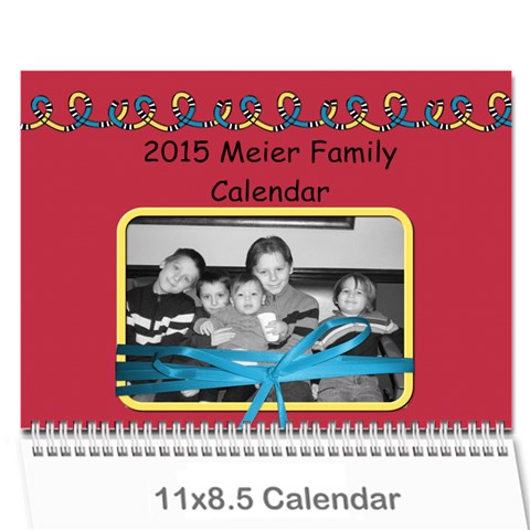 2015 Family Calendar 3 By Martha Meier Cover