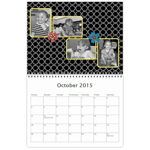 2015 Family Calendar 3 By Martha Meier Oct 2015