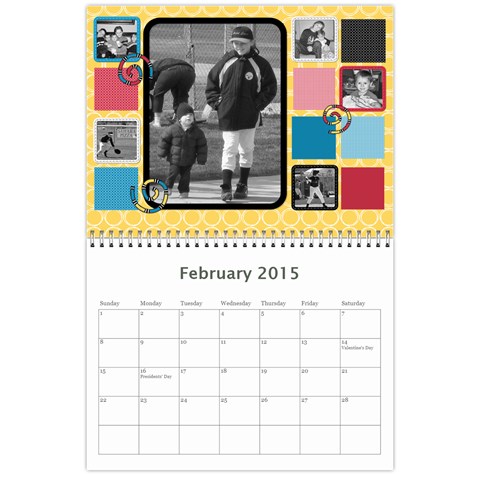 2015 Family Calendar 3 By Martha Meier Feb 2015