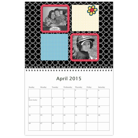 2015 Family Calendar 3 By Martha Meier Apr 2015