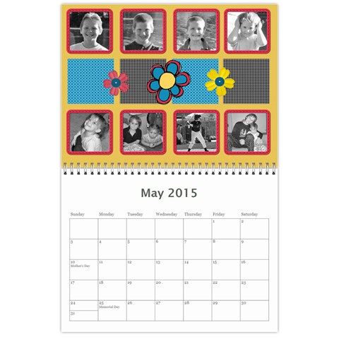 2015 Family Calendar 3 By Martha Meier May 2015