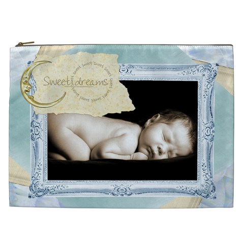 Sweet Dreams  Xxl Cosmetics Bag By Catvinnat Front