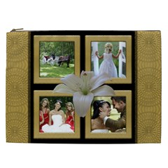 Our Wedding Anniversary Cosmetic Bag XXL (7 styles) - Cosmetic Bag (XXL)