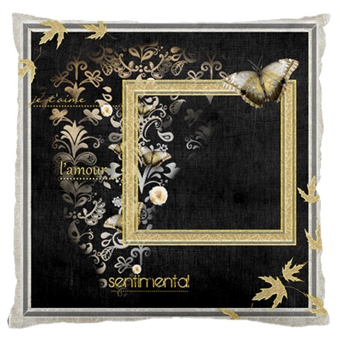 L amour 2 Large Cushion Case Single Sided By Catvinnat Front