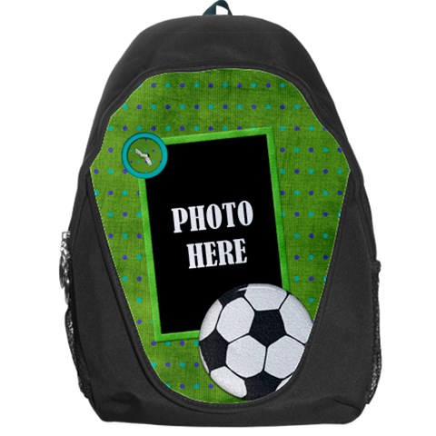 Wkm School Soccer Backpack By Lisa Minor Front