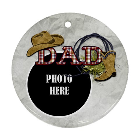 Dad Ornament 4 By Lisa Minor Front