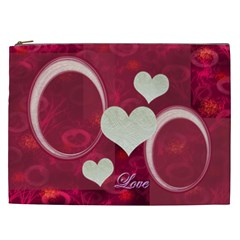 I Heart You Pink XXL Cosmetic Case (7 styles) - Cosmetic Bag (XXL)