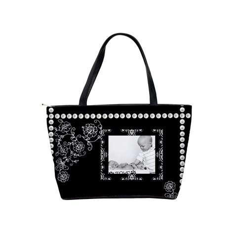 Black Pearl Classic Shoulder Handbag By Lil Back