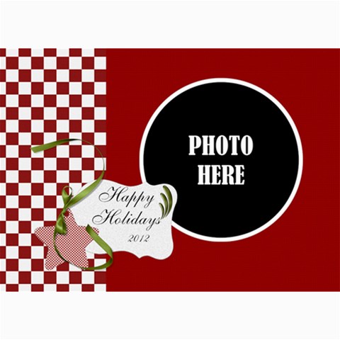 Christmas Clusters 5x7 Greeting Card 1 By Lisa Minor 7 x5  Photo Card - 1