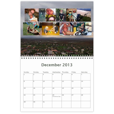 2013 Calender For Family By Vanessa Dec 2013