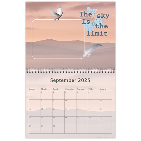 Inspiration Wall Calendar (12 Mth) By Lil Sep 2025