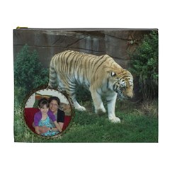 Tiger Cosmetic Bag 2 sides (XL) (7 styles) - Cosmetic Bag (XL)