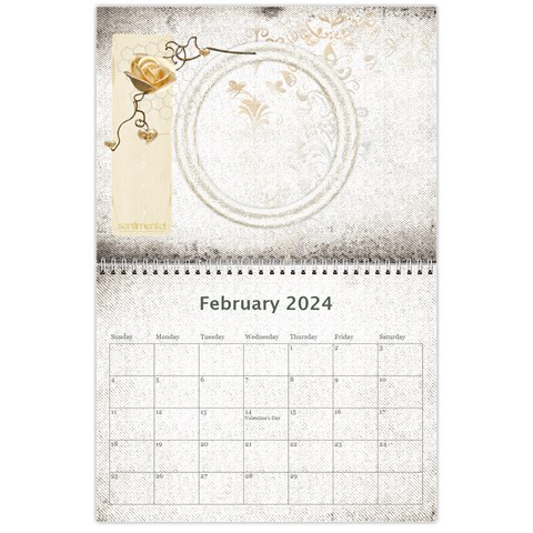 Je taime I Love You 2025 Calendar By Catvinnat Feb 2025