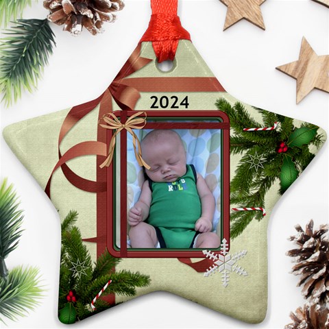 2024 Christmas Ornament (2 Sides) By Lil Front