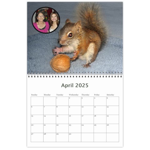 Animal Calendar 2025 By Kim Blair Apr 2025