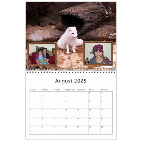 Animal Calendar 2025 By Kim Blair Aug 2025