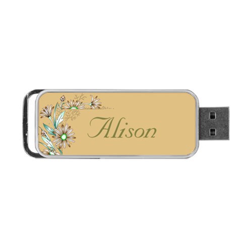 Floral Usb Flash  2(2 Sided) By Deborah Front