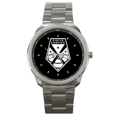 Vigilo Confido White/Black dots - Sport Metal Watch