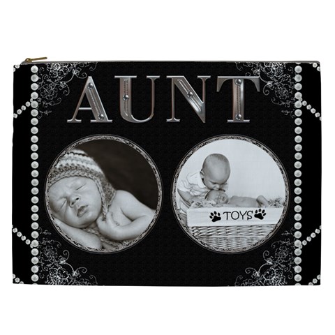 Aunt Xxl Cosmetic Bag By Lil Front