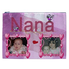 Pink Nana Cosmetic bag (XXL) 2 sides (7 styles)