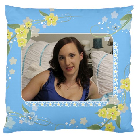 Sunny Days Large Cushion Case By Deborah Front