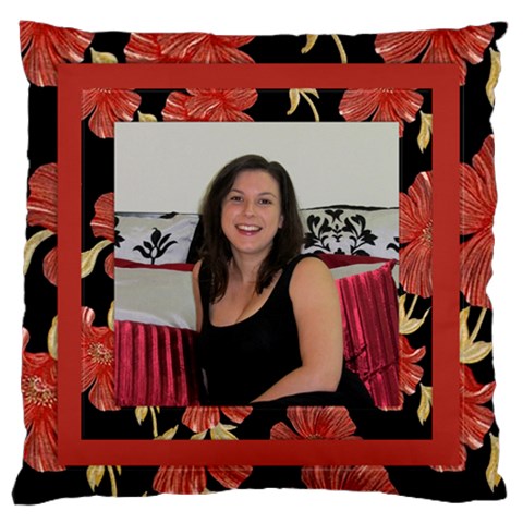 Our Love 2 Large Cushion Case By Deborah Front