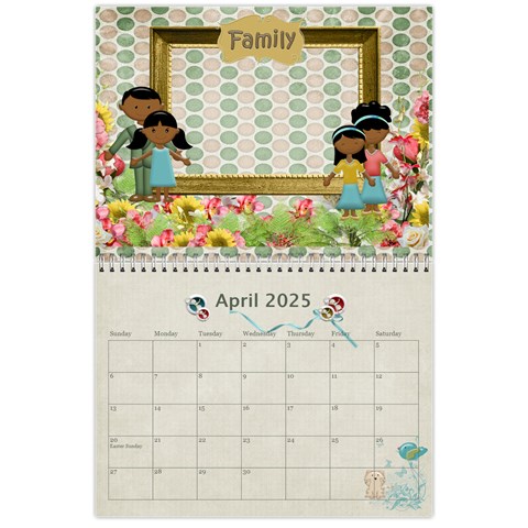 Seasonal Calendar 11 X 8 5 (12 Months) By Spg Apr 2025