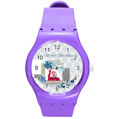 xmas - Round Plastic Sport Watch (M)