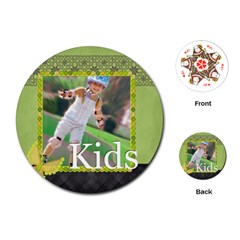 kids - Playing Cards Single Design (Round)