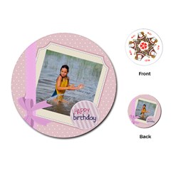 kids - Playing Cards Single Design (Round)