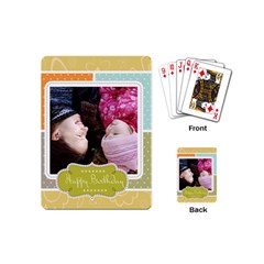 happy birthday - Playing Cards Single Design (Mini)
