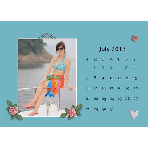 Calender2013 By Posche Wong Jul 2013