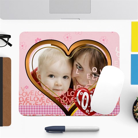 Love By Joely 9.25 x7.75  Mousepad - 1