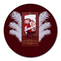 xmas - Collage Round Mousepad