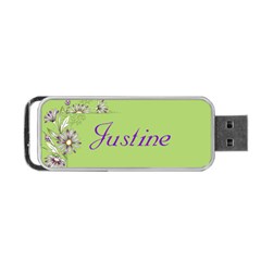 Floral Portable USB Flash - Portable USB Flash (One Side)